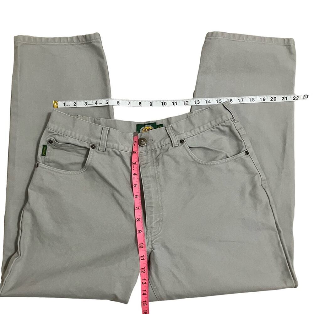 Cabela's Men's Straight Jeans in Light Gray heavy duty jeans - Picture 5 of 7